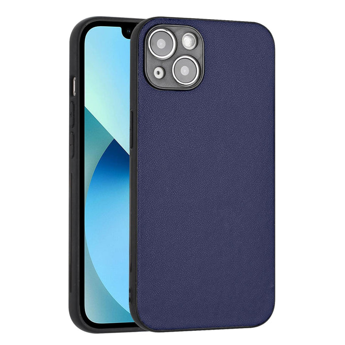 For Iphone 15 Leather Pattern Phone Single Case