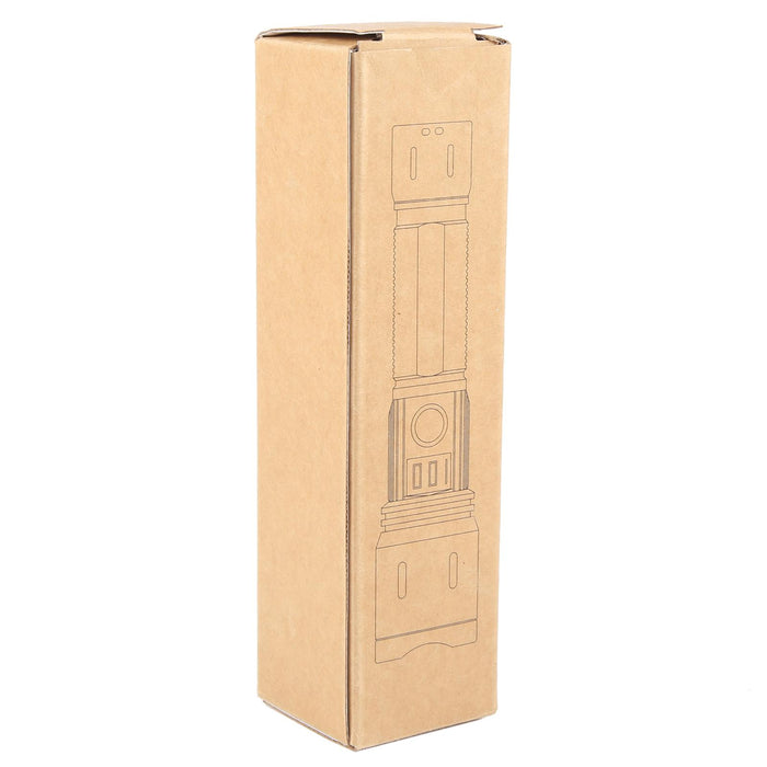 20W Usb Rechargeable Led Spotlight 2000Lm Black