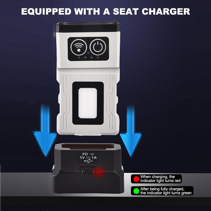 Rotating Clip Work Light Grey