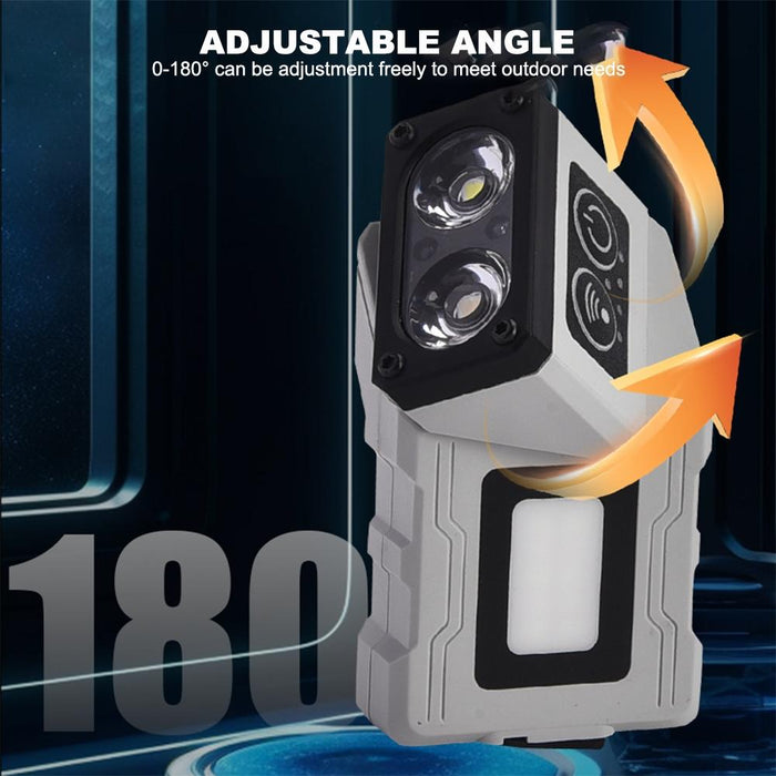 Rotating Clip Work Light Grey