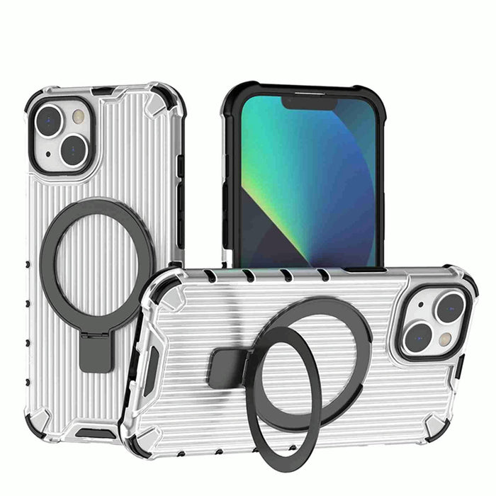 For Iphone 15 Grating Holder Shockproof Phone Case