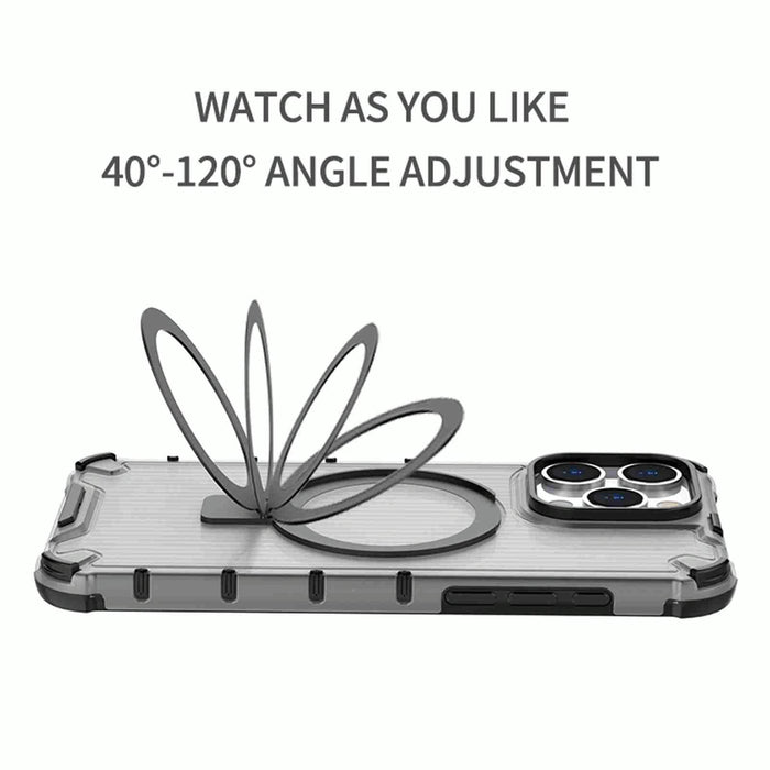 For Iphone 15 Grating Holder Shockproof Phone Case