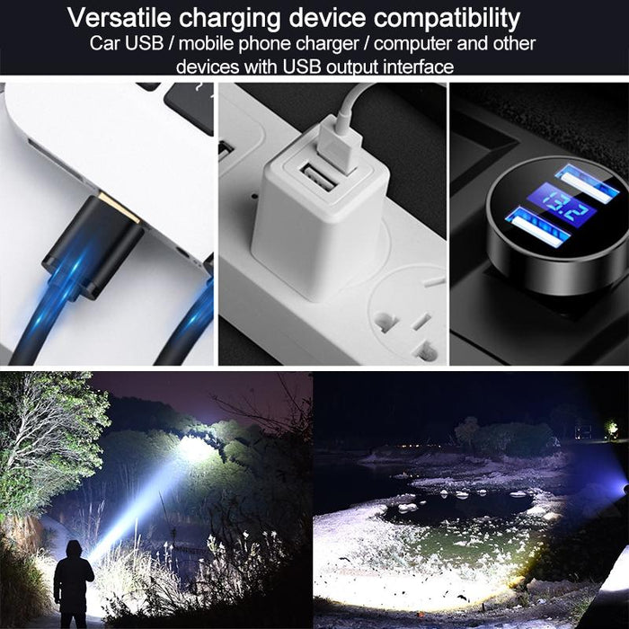 19 Led Rechargeable Flashlight 3200Lm