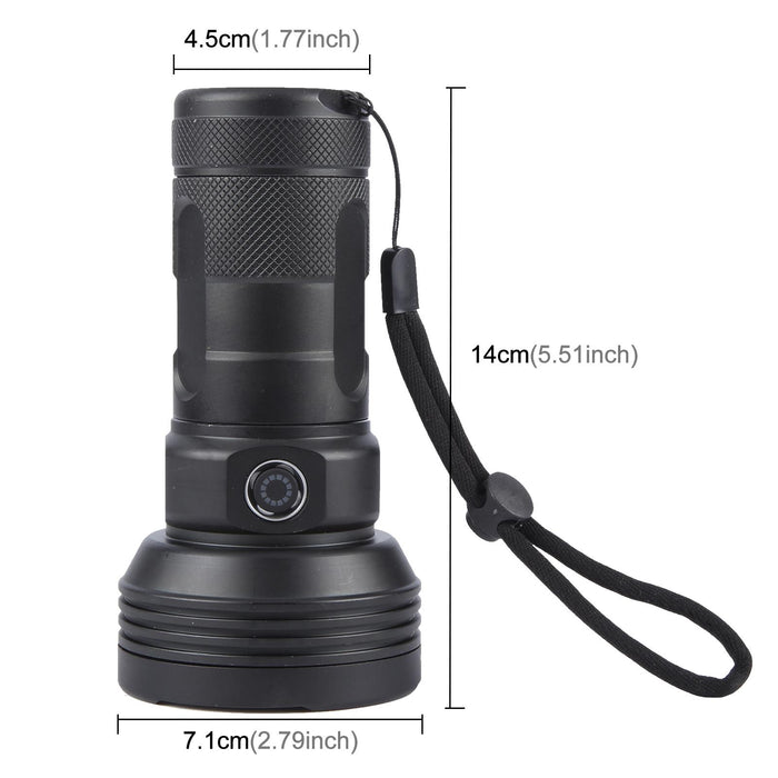 High Brightness Rechargeable Led Flashlight 5500Lm