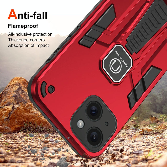 For Iphone 15 Shockproof Holder Phone Case