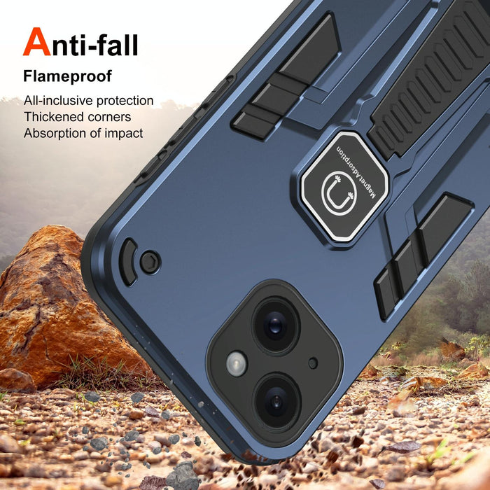 For Iphone 15 Shockproof Holder Phone Case