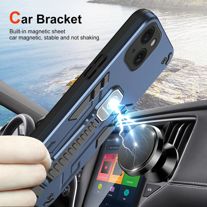 For Iphone 15 Shockproof Holder Phone Case