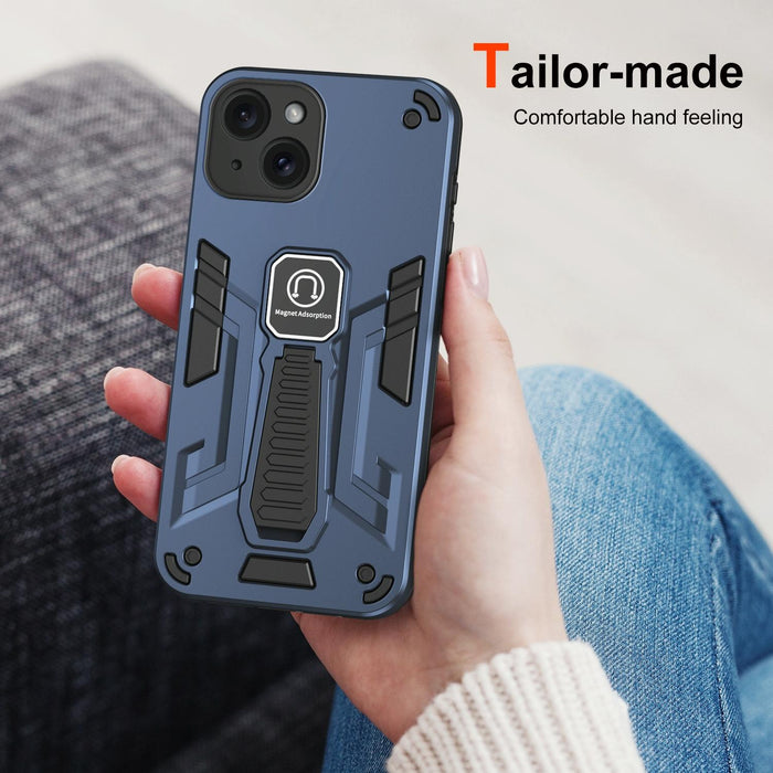 For Iphone 15 Shockproof Holder Phone Case