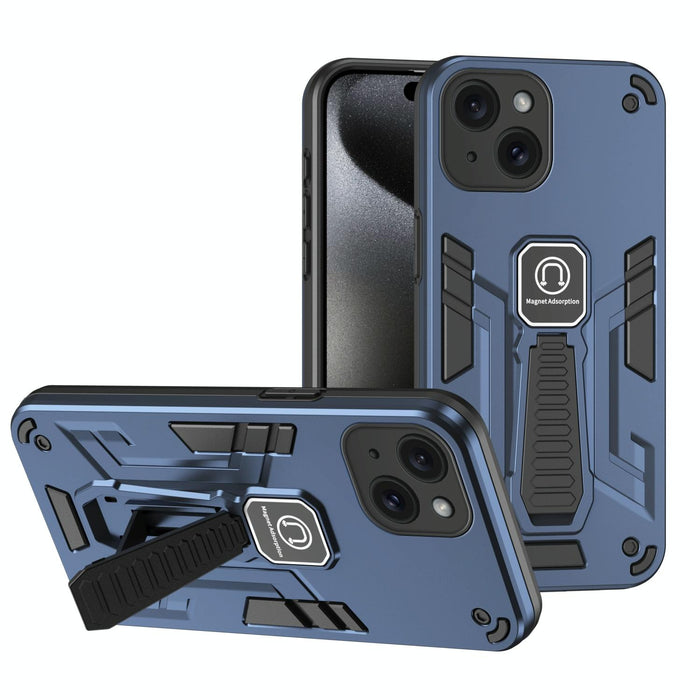 For Iphone 15 Shockproof Holder Phone Case