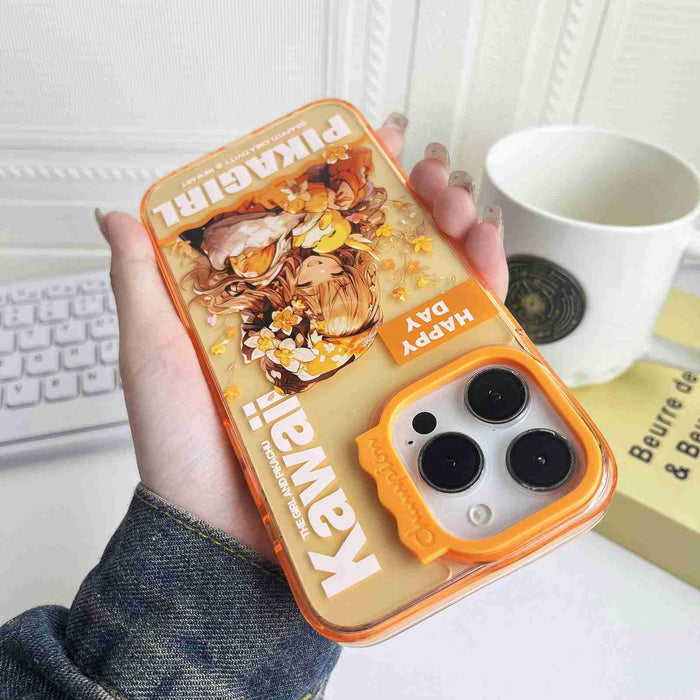 For Iphone 15 Colorful Wave Circle Creative Pattern Phone Case