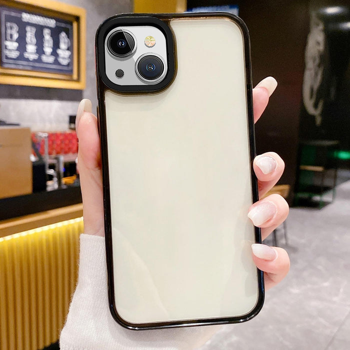 For Iphone 15 Kingsteel Wolf Colour Point Transparent Phone Case