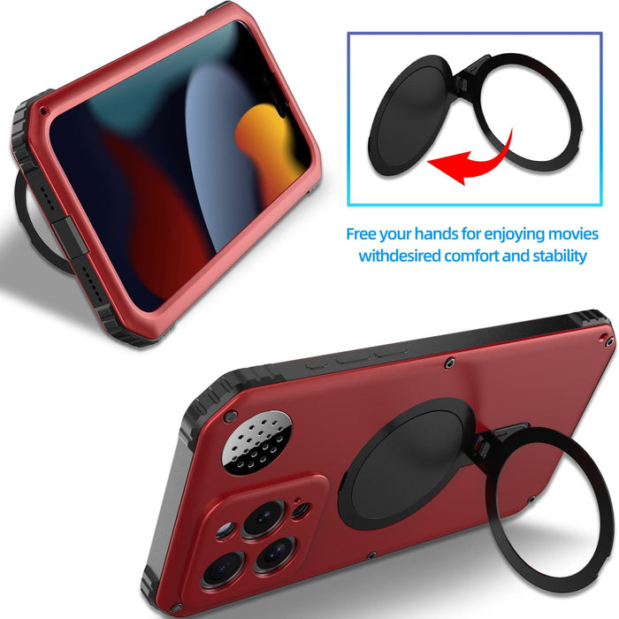 For Iphone 15 Aromatherapy Magsafe Holder Life Waterproof Rugged Phone Case