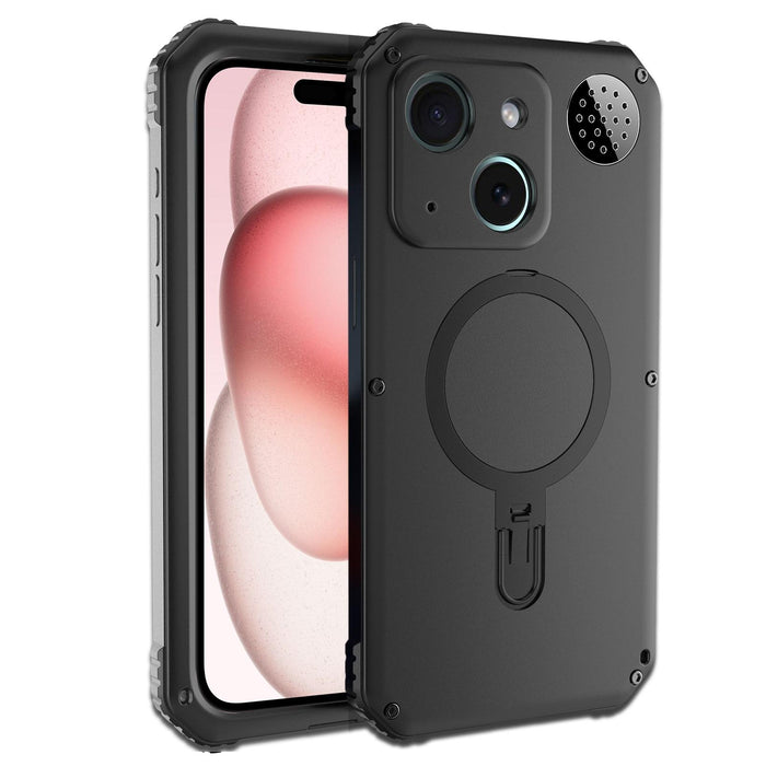 For Iphone 15 Aromatherapy Magsafe Holder Life Waterproof Rugged Phone Case