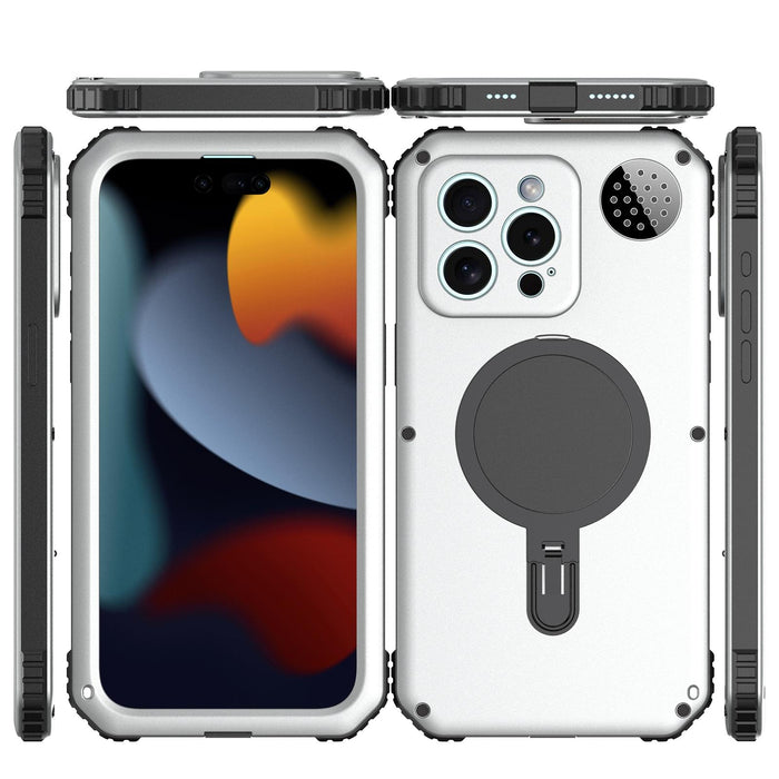 For Iphone 15 Aromatherapy Magsafe Holder Life Waterproof Rugged Phone Case