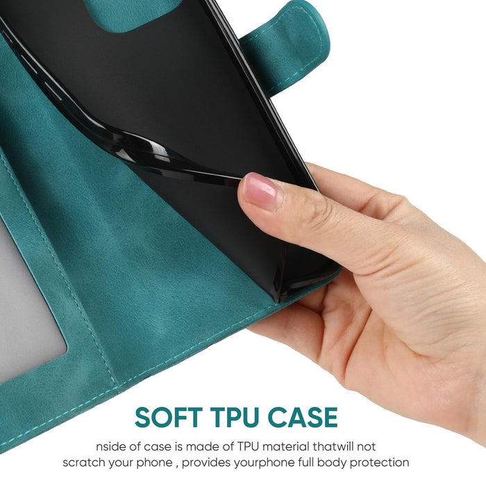 For Iphone 15 Skin Feel Geometric Lines Leather Phone Case