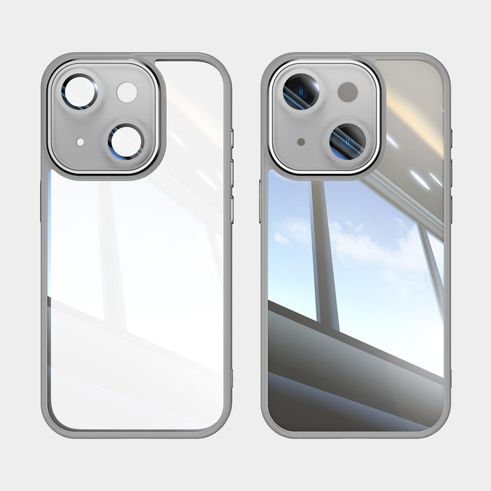 For Iphone 15 Acrylic Hybrid Tpu Armor Shockproof Phone Case