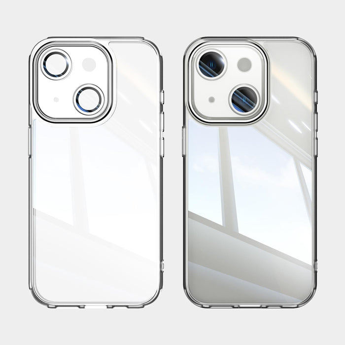 For Iphone 15 Acrylic Hybrid Tpu Armor Shockproof Phone Case