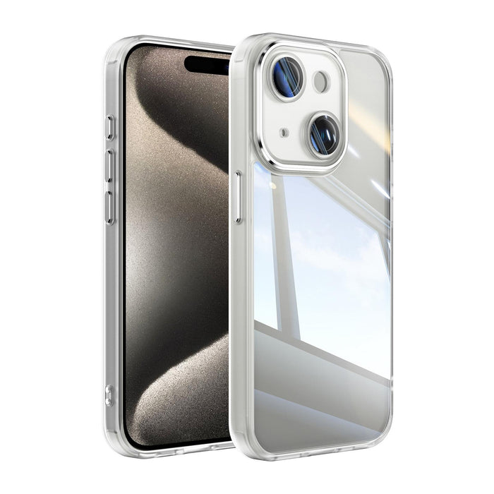 For Iphone 15 Acrylic Hybrid Tpu Armor Shockproof Phone Case