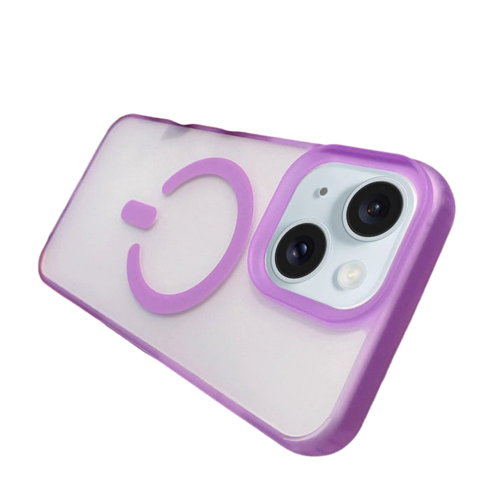 For Iphone 15 Dual-Side Frosted Magsafe Clear Phone Case