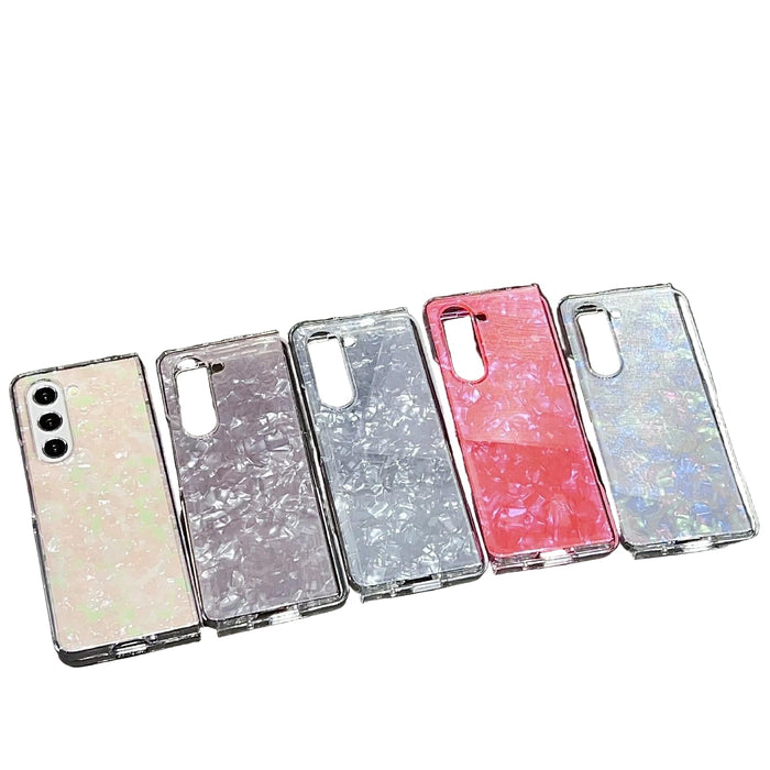 For Samsung Galaxy Z Fold7 5G Pearlescent Shell Texture Phone Case