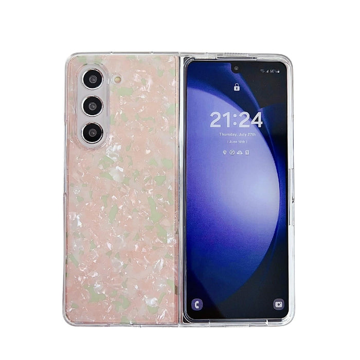 For Samsung Galaxy Z Fold7 5G Pearlescent Shell Texture Phone Case