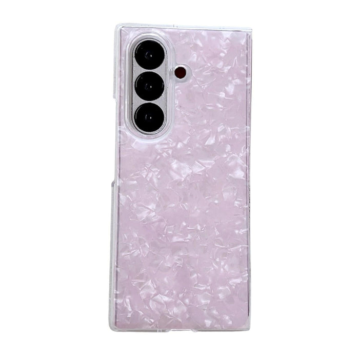 For Samsung Galaxy Z Fold7 5G Pearlescent Shell Texture Phone Case