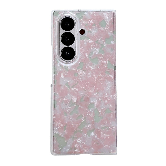 For Samsung Galaxy Z Fold7 5G Pearlescent Shell Texture Phone Case