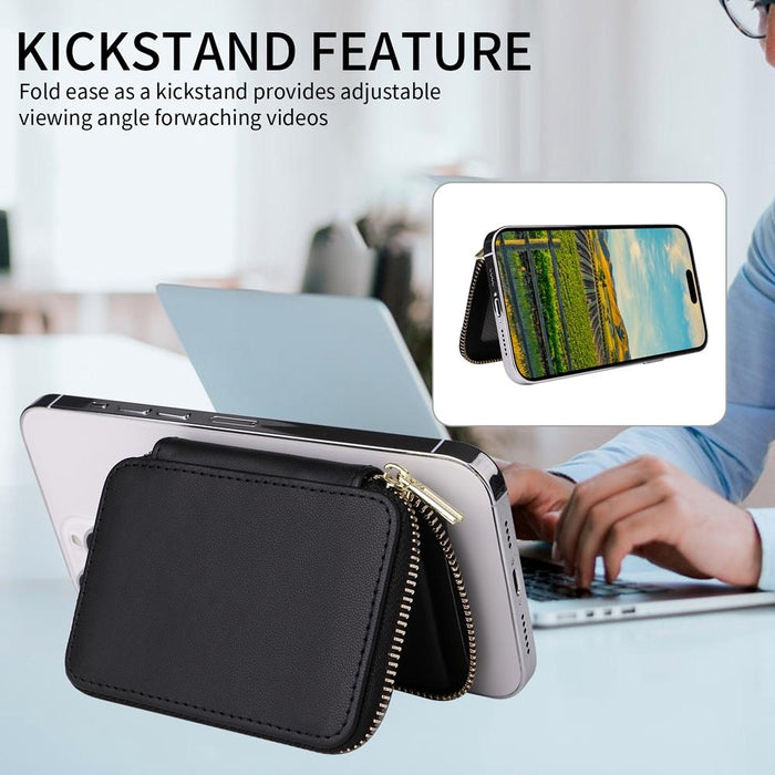 Magsafe Magnetic Zipper Card Bag For Mobile Phones