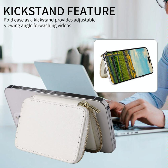 Magsafe Magnetic Zipper Card Bag For Mobile Phones