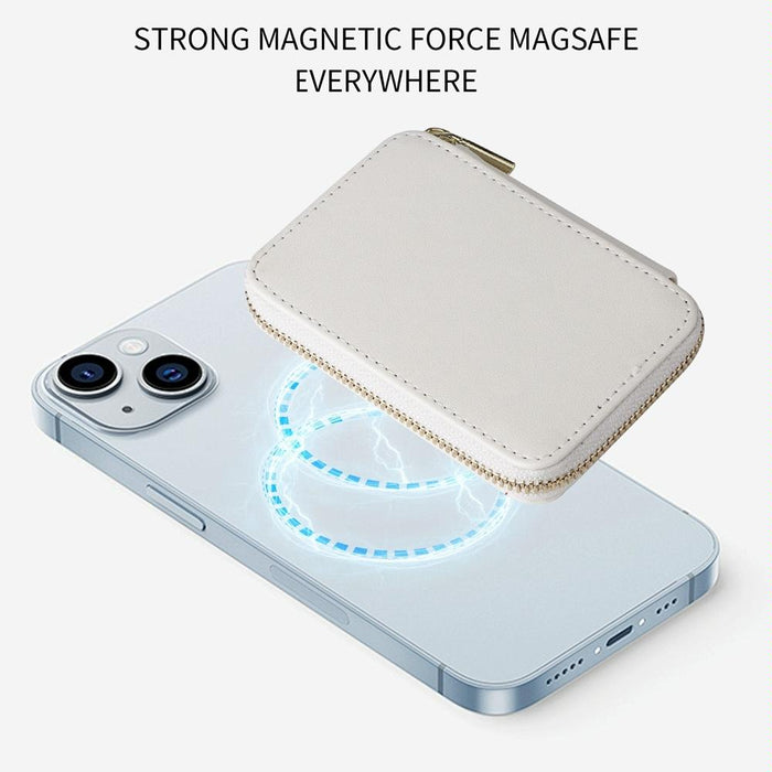Magsafe Magnetic Zipper Card Bag For Mobile Phones