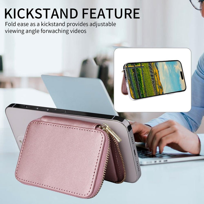 Magsafe Magnetic Zipper Card Bag For Mobile Phones