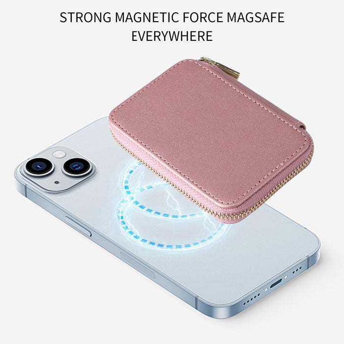 Magsafe Magnetic Zipper Card Bag For Mobile Phones