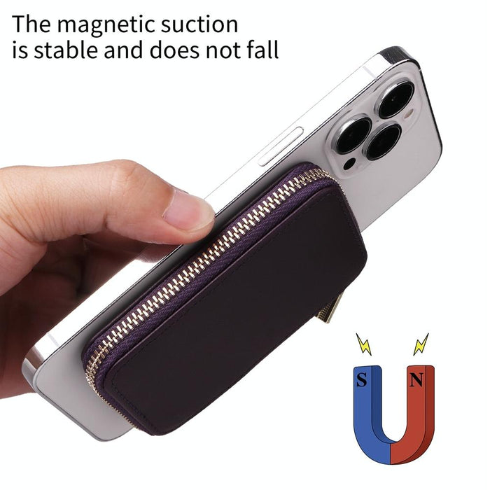 Magsafe Magnetic Zipper Card Bag For Mobile Phones