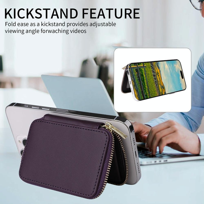 Magsafe Magnetic Zipper Card Bag For Mobile Phones