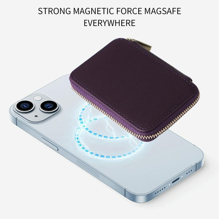 Magsafe Magnetic Zipper Card Bag For Mobile Phones