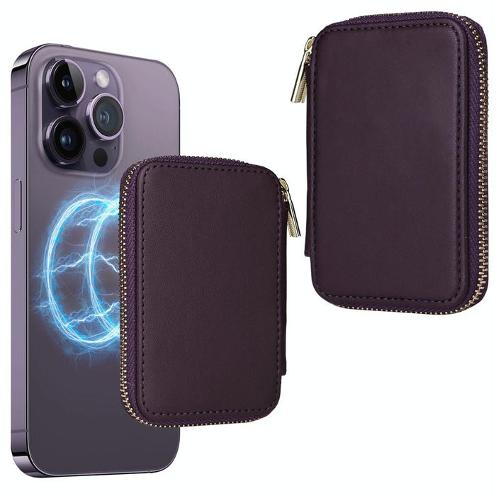Magsafe Magnetic Zipper Card Bag For Mobile Phones