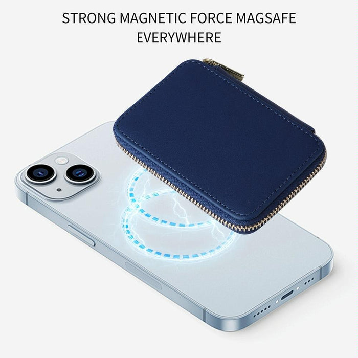 Magsafe Magnetic Zipper Card Bag For Mobile Phones