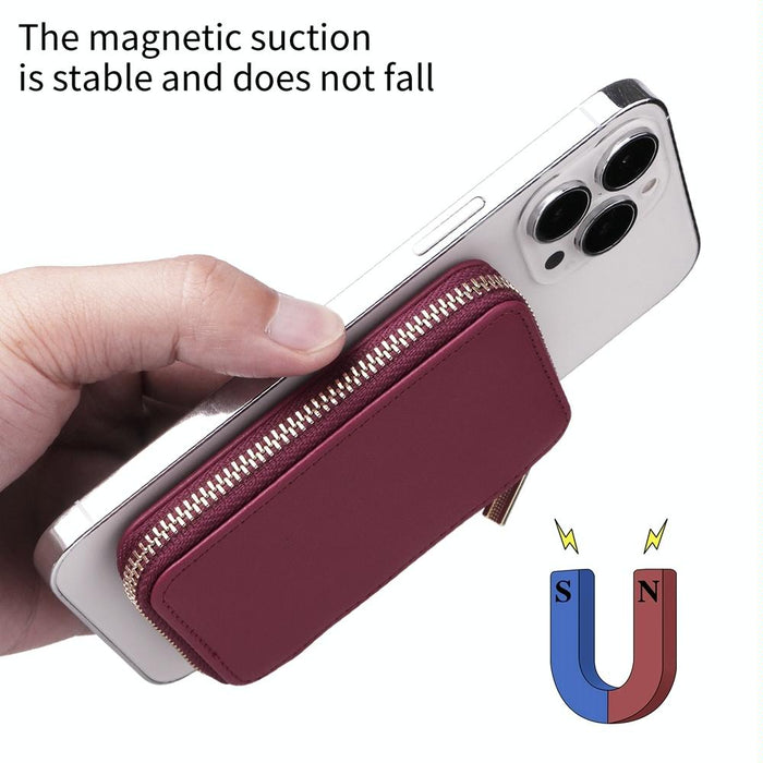 Magsafe Magnetic Zipper Card Bag For Mobile Phones