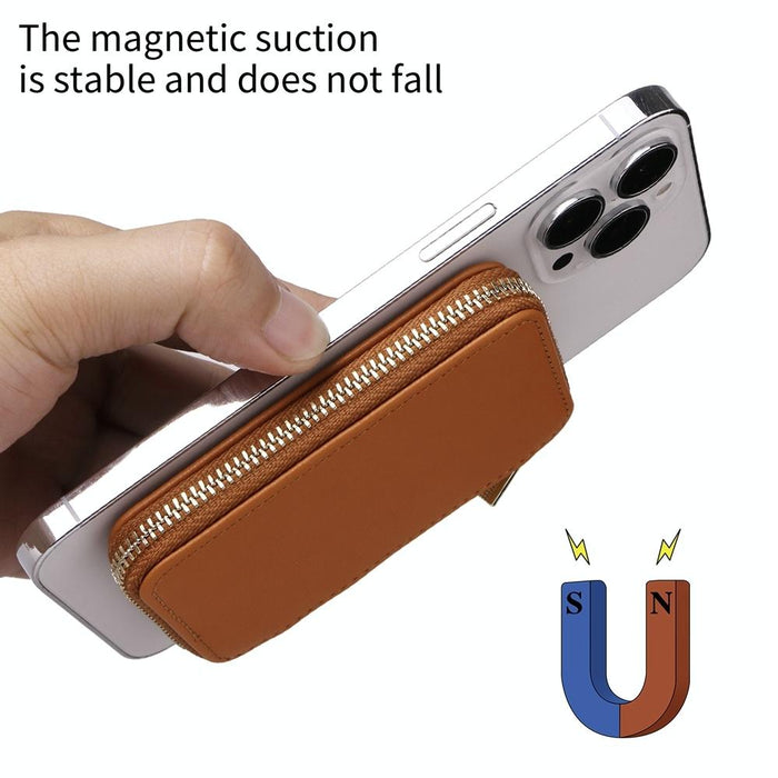 Magsafe Magnetic Zipper Card Bag For Mobile Phones