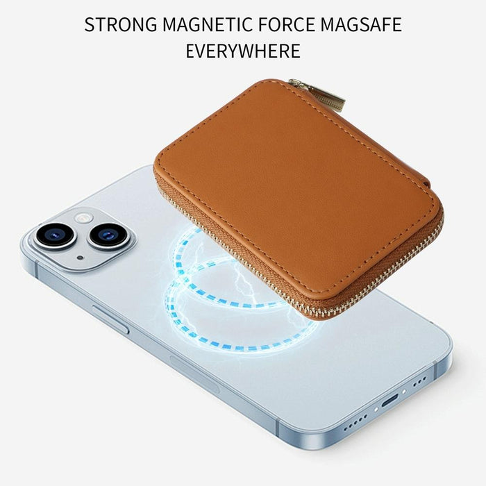 Magsafe Magnetic Zipper Card Bag For Mobile Phones