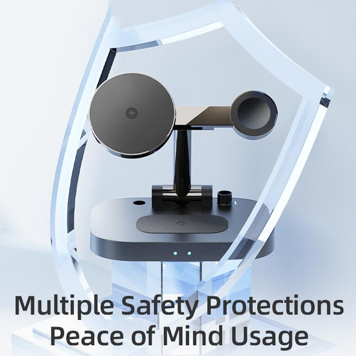 4 In 1 Foldable Wireless Charger Stand