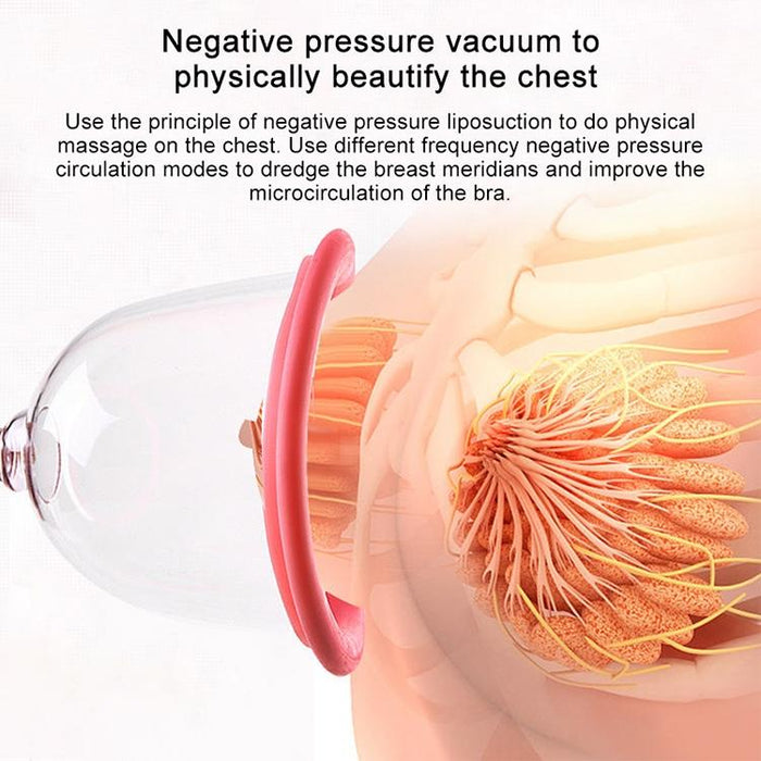 Portable Electric Chest Massager Usb Charging Remote Control