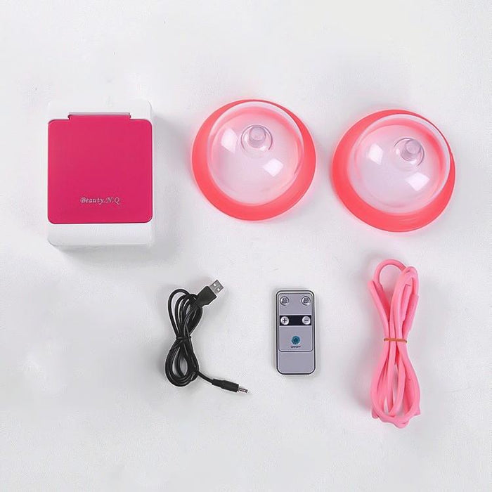Portable Electric Chest Massager Usb Charging Remote Control
