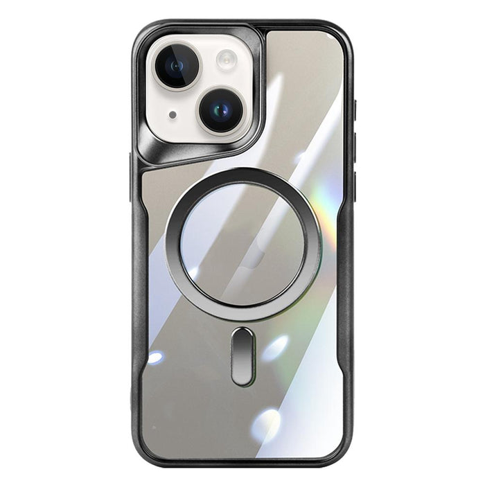 For Iphone 15 Blade Magsafe Magnetic Transparent Pc Phone Case