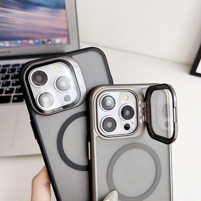 For Iphone 15 J3 Magsafe Frame Bracket Shockproof Phone Case