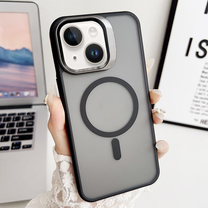 For Iphone 15 J3 Magsafe Frame Bracket Shockproof Phone Case