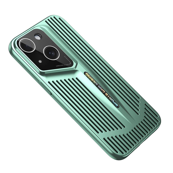 For Iphone 15 Blade Cooling Pc Full Coverage Phone Case