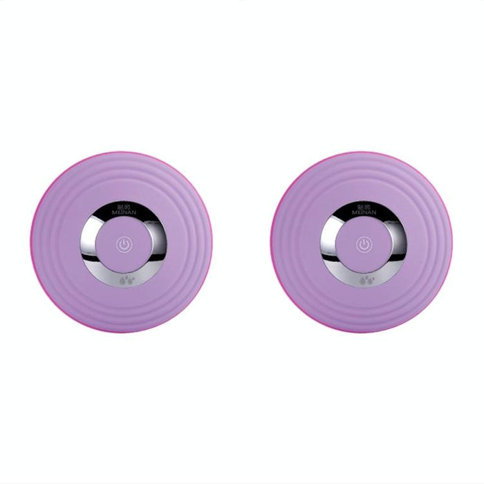 Anti-Sagging Bluetooth Breast Massager Remote Control Purple