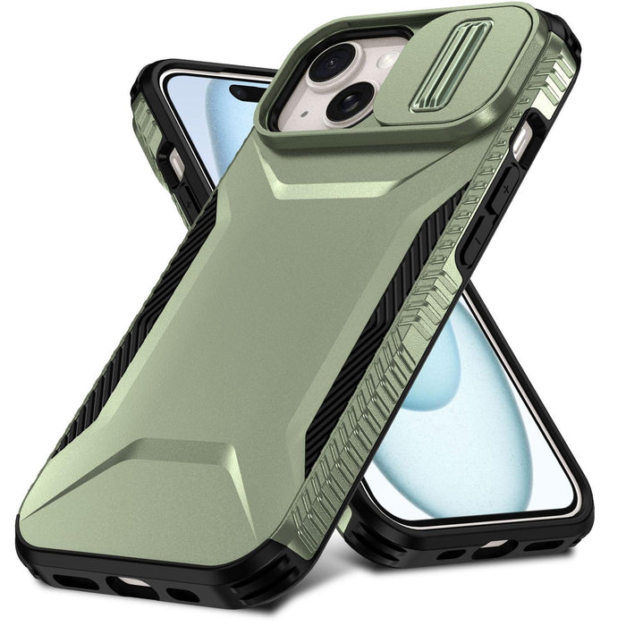 For Iphone 15 Sliding Camshield Phone Case