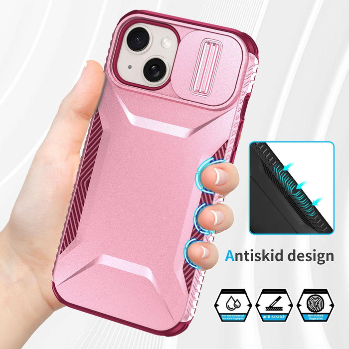 For Iphone 15 Sliding Camshield Phone Case